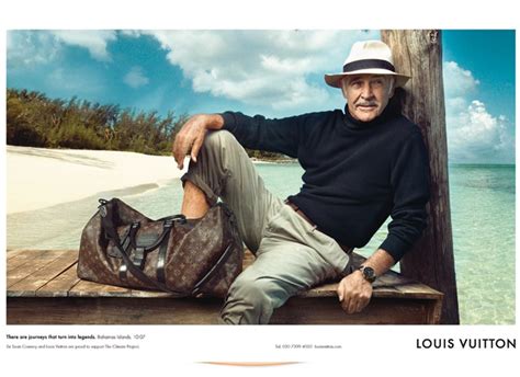 Sean Connery for Louis Vuitton Ad Campaign.